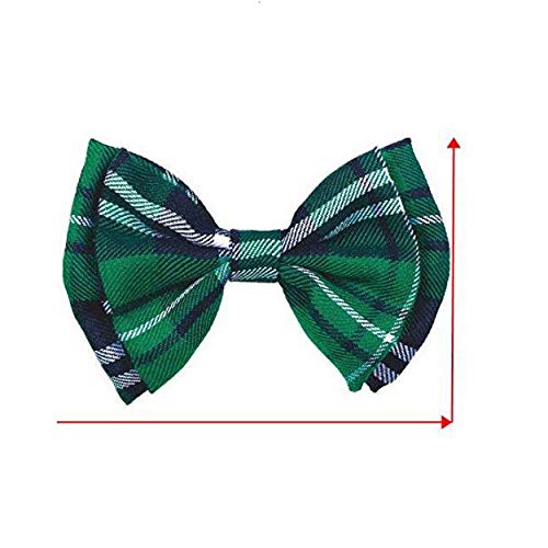 MISS FANTASY St. Patrick's Day Plaid Fabric Fedora Hat Party Accessory Green - Thumbnail 2