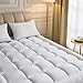 Niagara Microfiber Twin Mattress Topper - Pillow Top Mattress Cover Quilted Fitted Cooling Topper for Back Pain Deep Pocket Fits 20 Inches (39x75 Inches)