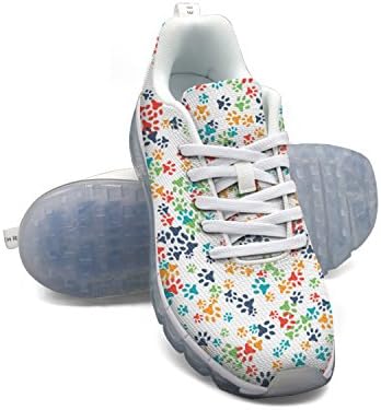 Winging Cat Or Dog Footprints Women Beautiful Breathable Air Cushion Max Running Sports Sneakers Shoes