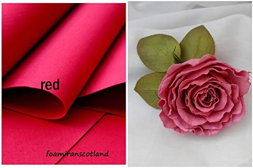 Espuma Para Hacer Flores De Color Rojo De Flores De Color