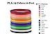 3D Pen Filament: 1.75mm, Safe for Kids, Great Quality, High-Precision, Odorless, Compatible with all 3D Pens, 3D Pens/3D Printers, Refill Pack of 15 Vibrant Colors, 10 Feet Each, 70 FREE Stencils