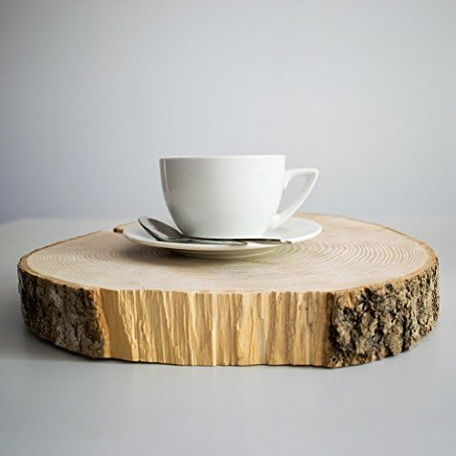 Wooden tray - rough wood slice - wooden cake stand - wooden cutting board - rustic wood - pine tree slice - cutting board - Eco friendly