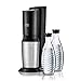 SodaStream Fizzi Sparkling Water Maker Starter Kit with 60L CO2 and 1L Bottle, Black