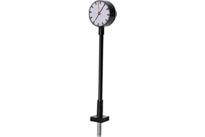 simhoa Model Railway HO Scale 1:87 Clock Track Lamp,Train Railway Accessory Sturdy