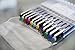 Kalesa Watercolor Brush Marker Pens, 1.5 mm Pointed Felt Nib, Medium Firm Tip, Set of 12 Colors