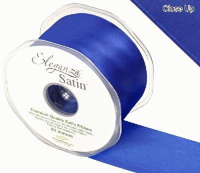 OakTree Double Faced Ribbon, Dark Blue (No. 18), 50 mm x 20 m