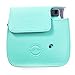 Fujifilm Mini 9/8/8+ Camera Bag,HelloHelio Classic Vintage PU Leather Camera Compact Case for Fujifilm Mini 9/8 /8+Instant Film Camera (Mint)