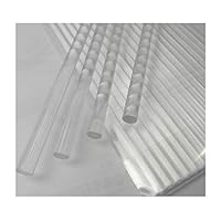 Weststone - 30pcs acrylic Rods acrylic sticks, Round, Transparent Clear, Standard Tolerance with size of 6"(150mm) x 7/32"(5.5mm)