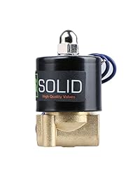 Latón 1/8" eléctrico válvula solenoide 12 V DC normalmente cerrado NBR