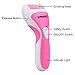Sminiker Waterproof Electric Callus Remover Rechargeable Pedicure Tools with Extra Callus Shaver Grinding Head to Remove Dead Hard Cracked Skin and Reduce Calluses (Pink)