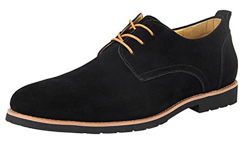 Ilovesia men s leather suede oxfords shoe us size 13 bl…