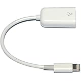 Crelander Lightning 8pin to USB Female OTG Adapter Cable Connect Kit for Ipad 4 Ipad Air Ipad Mini 5s 6 6s IOS 9.2 System (white)