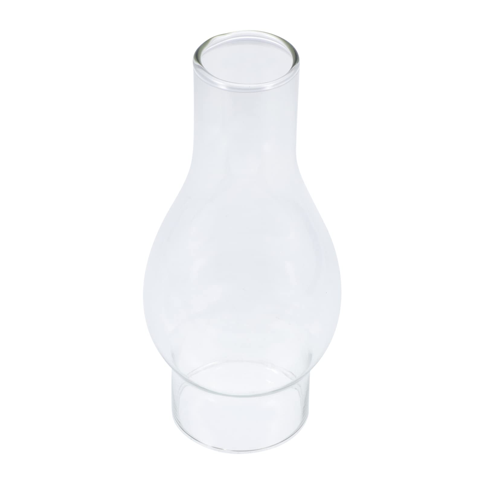 Oil Lamp Globes Replacement Glass: Clear Glass Kerosene Lamp Shade Antique Chimney Lamp Shades Cover Replacement for Lighting 16. 5x5cm