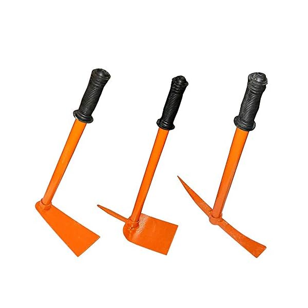 TrustBasket Garden Tool kit (Pack of 3) Heavy Duty Gardening Tools |Garden Hoe | Tiller | Hoe with Prong | Gardening Kit…