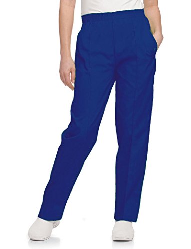 Essentials Relaxed Fit 2-Pocket Elastic Scrub Pants for Women 8320