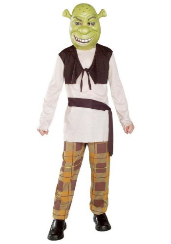 Shrek Child's Costume With Mask, Shrek Costume