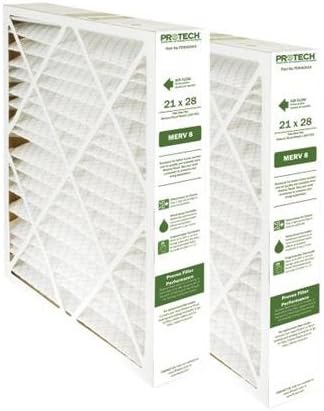 PROTECH PD540043 21" X 28" X 5" MERV8 Media Filter, Case of (2)