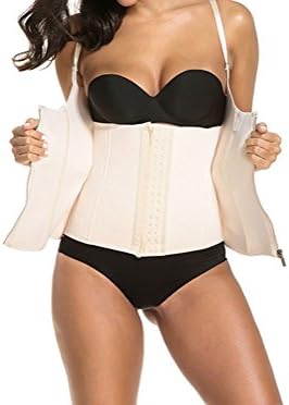 Kent Fred Adjustable Shoulder Strap Waist Trainer Vest Corset Women Zipper Body Shaper