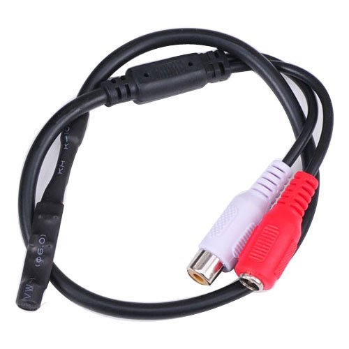VideoSecu High Sensitive Preamp Microphone Audio Pickup Device Sound Voice Pickup Kit with 100 Feet Cable and Power Supply WUH - Thumbnail 2