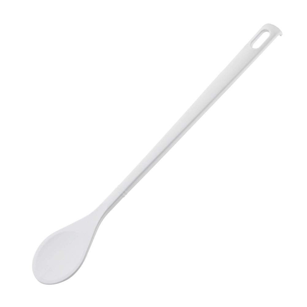 FACKELMANN Blanca 24277 Cooking Spoon Round 31 cm Hanging Plastic White โ image 1