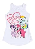 My Little Pony Little Girls' Character Tank, White, Small/4