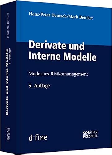 Derivate Und Interne Modelle Modernes Risikomanagement Hans
