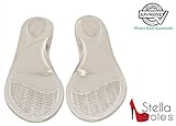 High Heel Gel ARCH Support Insoles With Anti-Slip Adhesive Gel Foot Pad for Comfort & All Day Wear ((24 CM) Sizes 8-9)