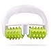 Murlien Cellulite Massager, Anti Cellulite Massage Roller for Muscle Soreness and Remove Cellulite, Body Roller Brush for Shoulder, Arms, Buttocks, Back, Abdomen, Legs and Calves – Green/White