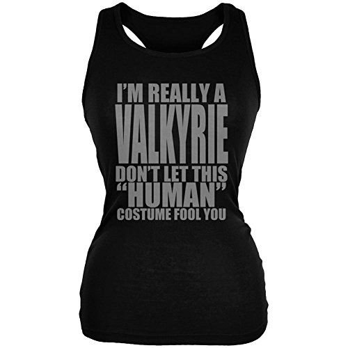 Halloween Human Valkyrie Costume Juniors Soft Tank Top