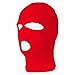 Face Ski Mask 3 Hole (7 Colors Available) (Red)