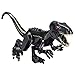 Honneth Jurassic World Dinosaur Toys Figures Large Size Dino Building Block Playset Gift for Kids (Tyrannosaur-Black, Large Size)