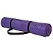 Jiva Non-Slip Yoga Mat With Free Carrying Strap and Bag ✮ 1/4 Inch Thick Memory Foam ✮ Best Mats for Stretches That Stick ✮ Eco-Friendly ✮ Easy for Travel ✮ 100% Money Back Guarantee