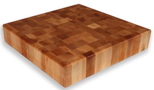 Maple End Grain Chopping Block 18 x 18 x 3 1/2