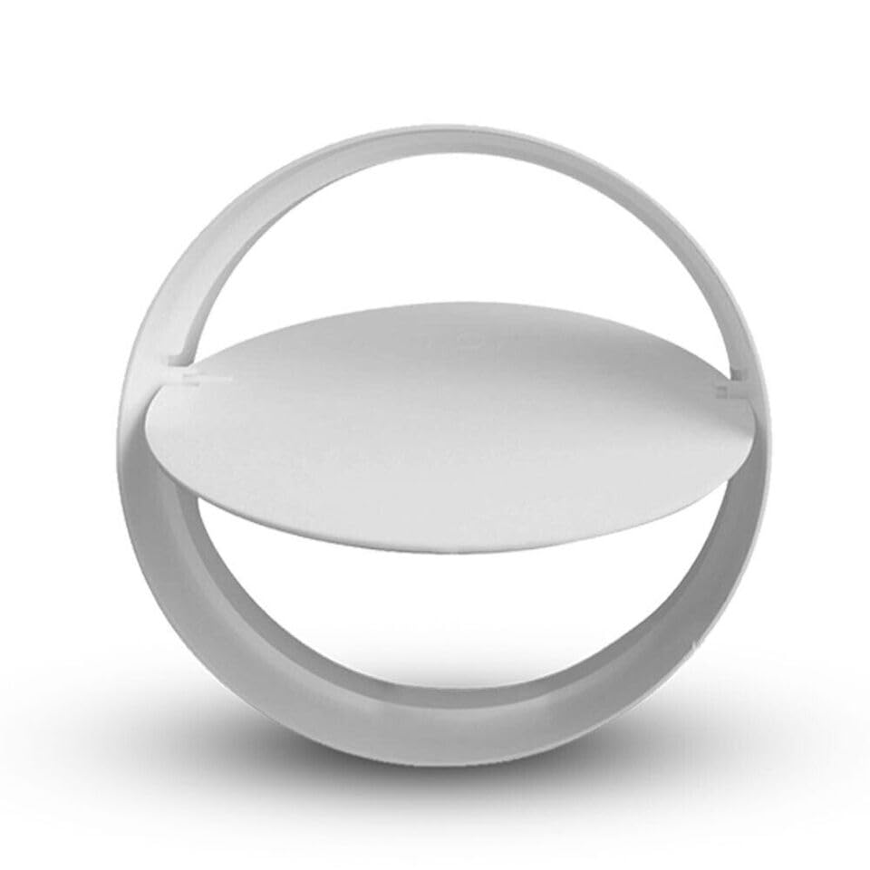 Connector with Backdraught Shutter 100mm - 4-inch Non-Return Valve Damper Flap to Connect Duct Pipe or Flexible Ducting Hose Backdraft Stopper