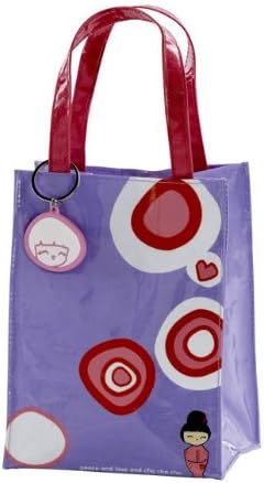 Momiji Zakka Mini Bag with Key Ring, Purple