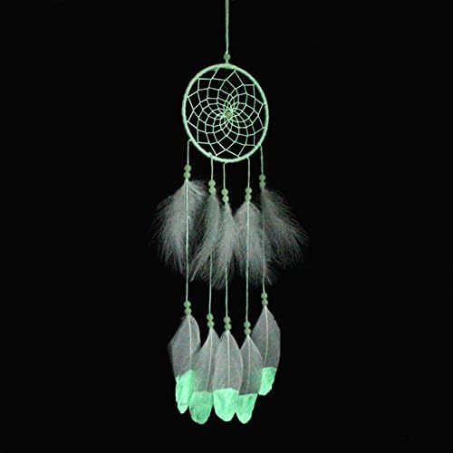 Fireco Dream catcher Handmade Traditional White Feather Wall Hanging Car Hanging Home Decoration Ornament Decor Ornament Craft Gift