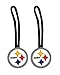 NFL Pittsburgh Steelers Sports Team Logo Zipper Pull Charm Tag Set Luggage Pet ID
