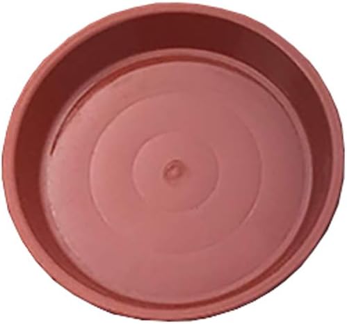 JIHUOO 10 Pcs Plastic Round Plant Saucers Planter Pallet Tray Flower Pot Base for Garden Indoor Outdoor L