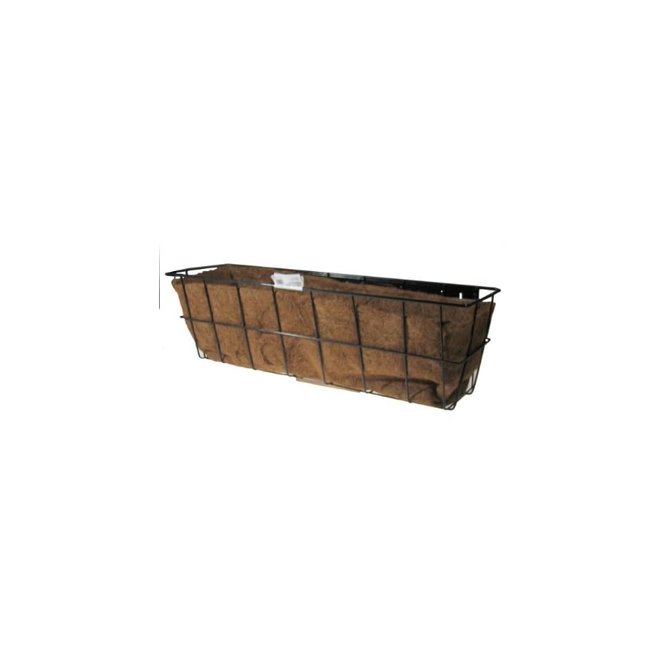Oregon Wire Hay Rack Window Box With Coco Liner, 30 x 9 x 9 on PopScreen