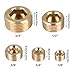 QLOUNI 25Pcs Brass Pipe Plugs Set, NPT Plug 1/8