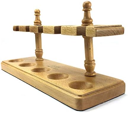 Wooden Tobacco Pipe Stand, Detachable humidor Cigar Pipe Stand Rack Holder,Pipe Smoking Pipe Stand for Offices, Families, Hotels