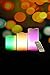 SELS LED Real Wax Flameless Flickering Candle Set with Timer and Remote Control, Color Changing (Set of 3)