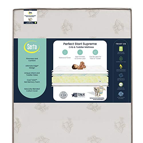 serta perfect start crib mattress