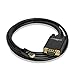 gofanco Mini DisplayPort to VGA Adapter Cable 6 Feet Gold Plated Mini DP to VGA Cable Thunderbolt 2 Compatible for Apple MacBook, Surface Pro, Chromebook and Laptops with Mini DisplayPort (mDPVGA6F)