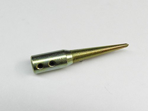 SPINDLE TAPERED 1/4" ARBOR HOLE TAPERED THREADED RIGHT HAND GRINDER-BUFFER-MOTOR (E 3) - Thumbnail 6
