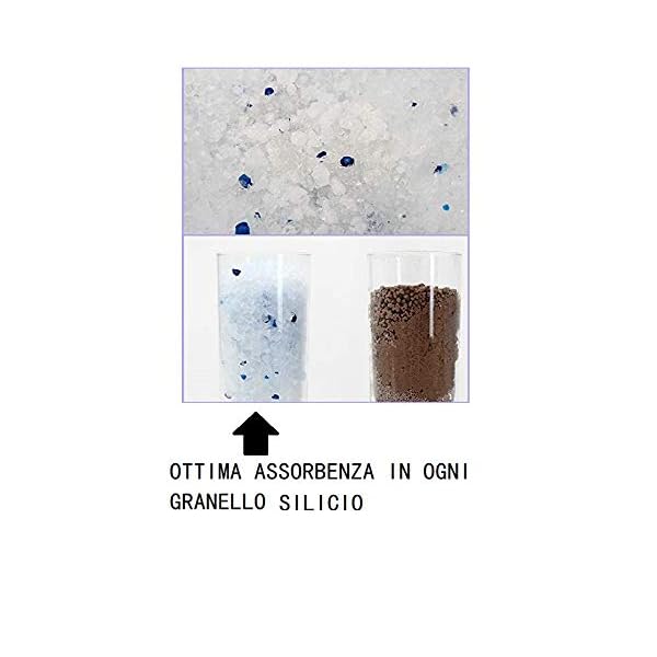 LETTIERA GATTO SILICIO 【30LITRI】【8 BUSTE DA 3.8L 】Lettiera per Gatti a Lunga Durata ai Cristalli di Silicio, LETTIERA… BPS PET SHOP LETTIERA GATTO SILICIO 【30LITRI】【8 BUSTE DA 3.8L 】Lettiera per Gatti a Lunga Durata ai Cristalli di Silicio, LETTIERA…