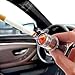 Melife Car Cigarette Lighter Replacement, LAUNCH KEY Button 12V Accessory Push Button Fits Most Automotive Vehicles (Black)