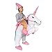 SEASONBLOW Inflatable Costume Adult Fancy Halloween Party Birthday Cosplay Fancy Dress up Suit (unicorn)