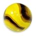 OnlineScienceMall Massive 1-5/8 Inch Glass Mega Marble (42mm Mammoth) with Stand (Bumblebee)
