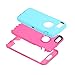 iPhone 6 Plus Case, iPhone 6S Plus Case [HEAVY DUTY] Built-in Screen Protector Tough 4 in1 Rugged Shorkproof Cover for Apple iPhone 6/6S Plus (Blue/rose(Without Kickstand))